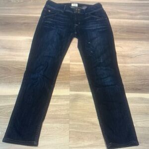 Hudson Jeans Dark Blue Straight Leg Women's Jeans